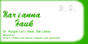 marianna hauk business card